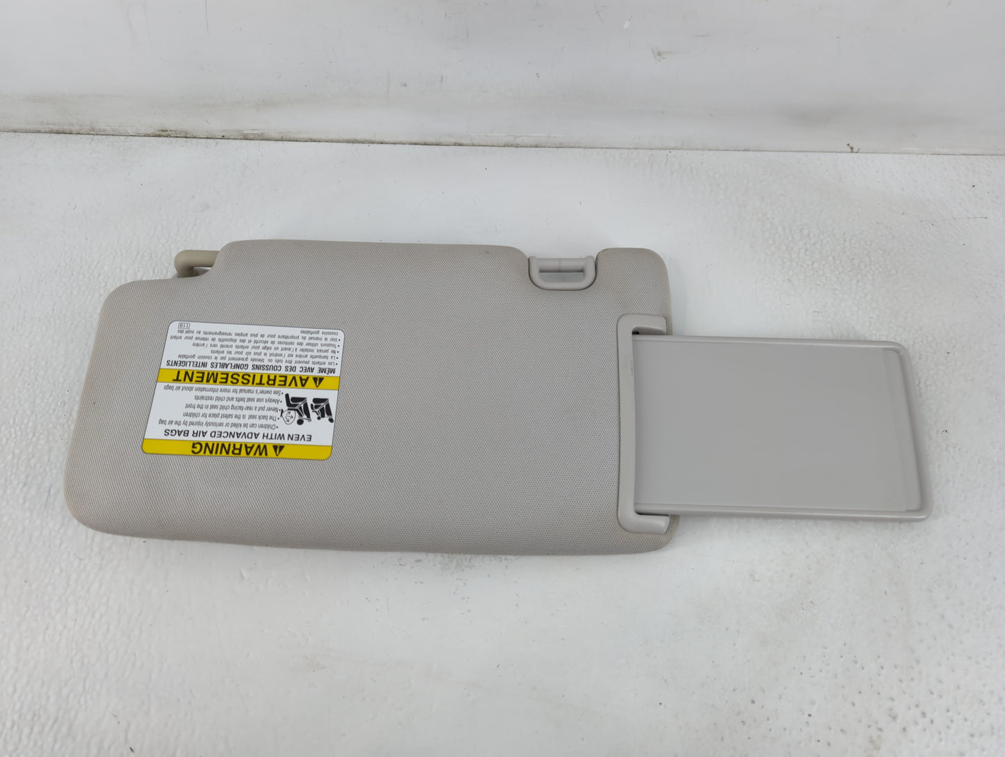 2010-2013 Nissan Altima Sun Visor Shade Replacement Passenger Right Mirror Fits Fits 2010 2011 2012 2013 OEM Used Auto Parts