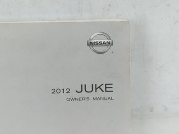 2012 Nissan Juke Owners Manual Book Guide P/N:T00UM-1KA2D OEM Used Auto Parts