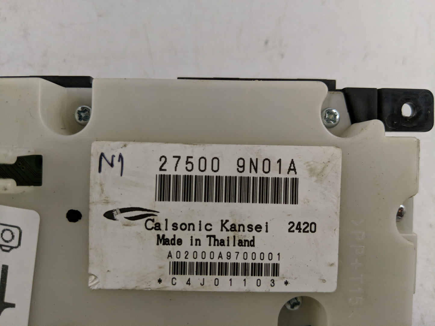 2009-2014 Nissan Maxima Climate Control Module Temperature AC/Heater Replacement P/N:27500 9N01A Fits OEM Used Auto Parts -
