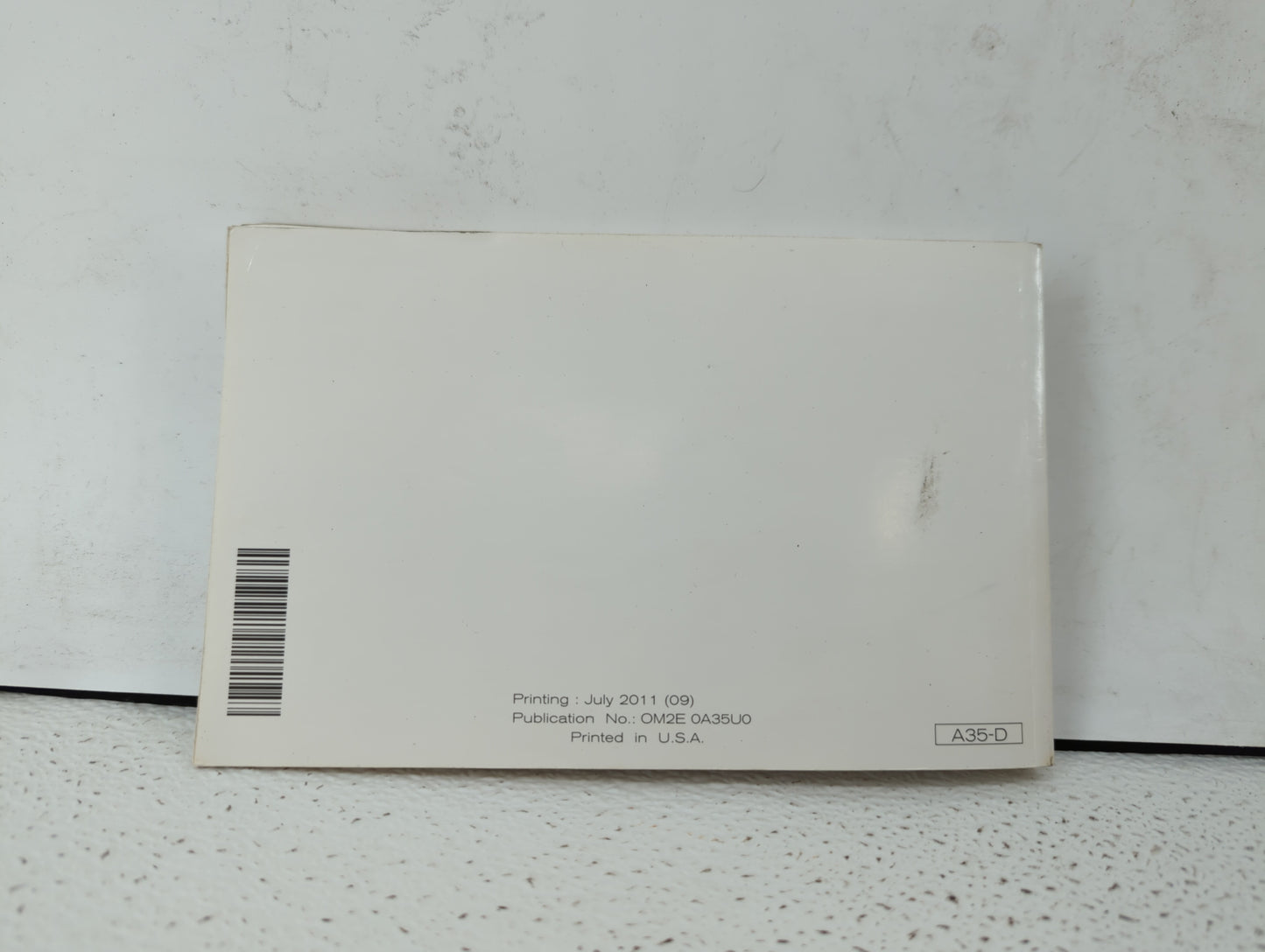 2012 Nissan Maxima Owners Manual Book Guide P/N:OM2E 0A35U0 OEM Used Auto Parts - Oemusedautoparts1.com