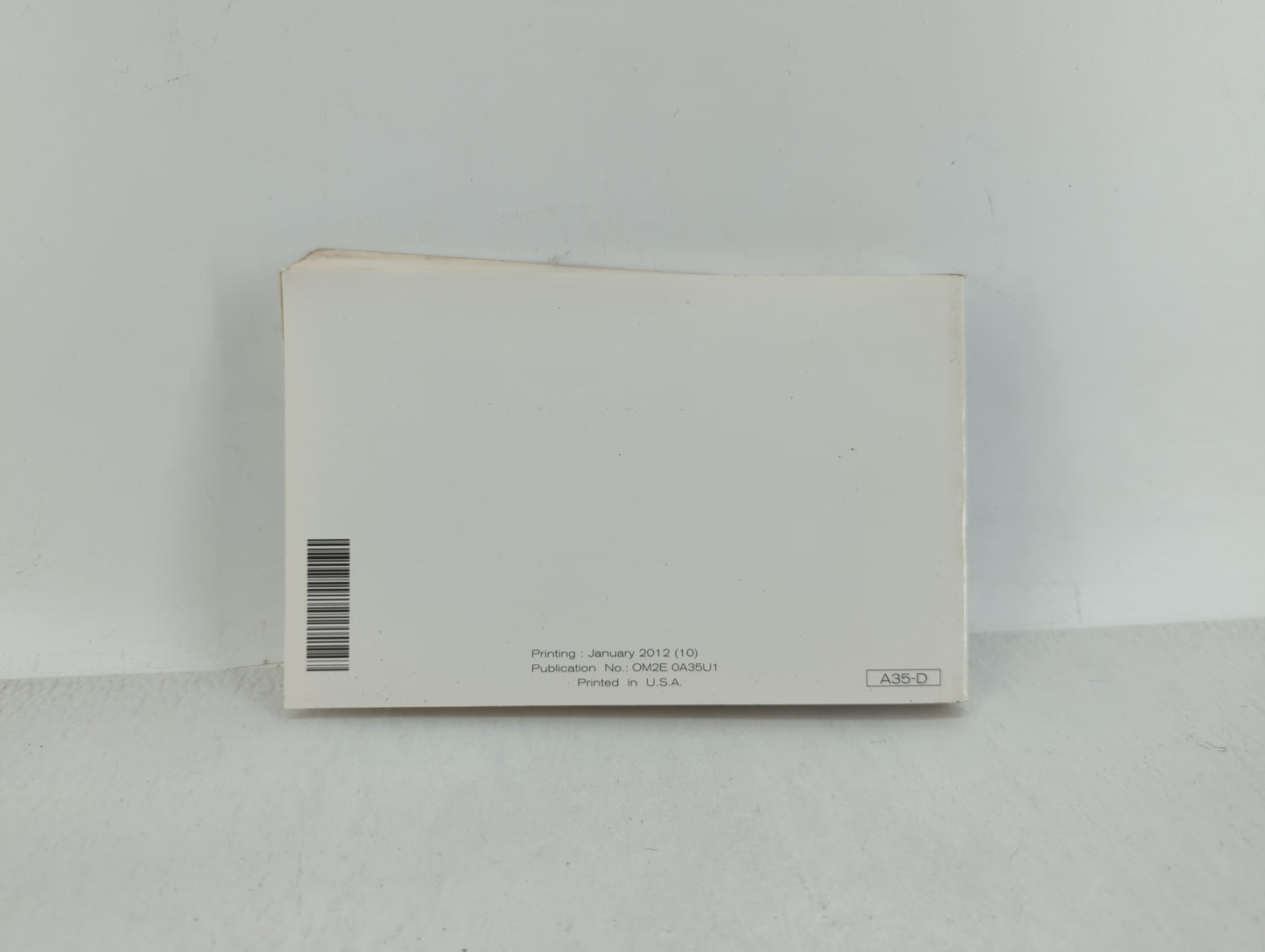 2012 Nissan Maxima Owners Manual Book Guide OEM Used Auto Parts - Oemusedautoparts1.com