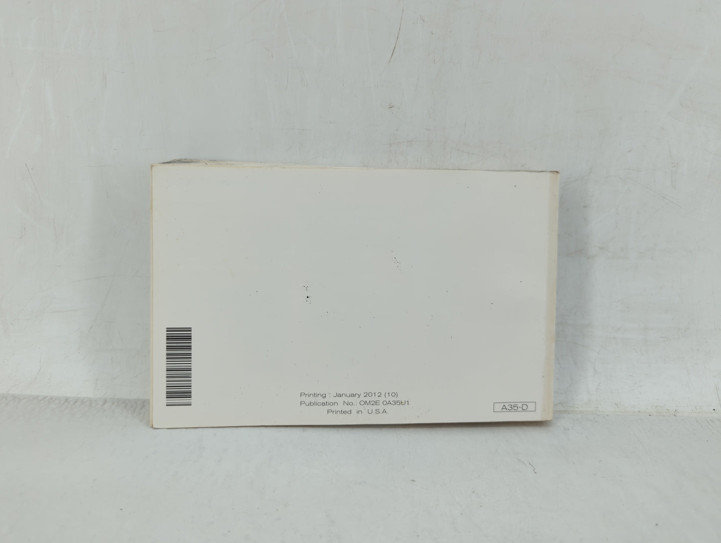 2012 Nissan Maxima Owners Manual Book Guide OEM Used Auto Parts - Oemusedautoparts1.com