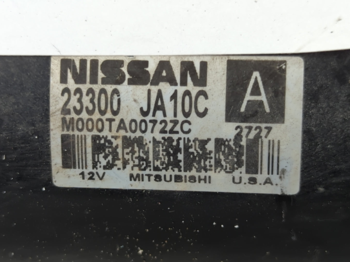 2009-2014 Nissan Maxima Car Starter Motor Solenoid OEM P/N:23300 JA10C Fits Fits 2007 2008 2009 2010 2011 2012 2013 2014 OEM