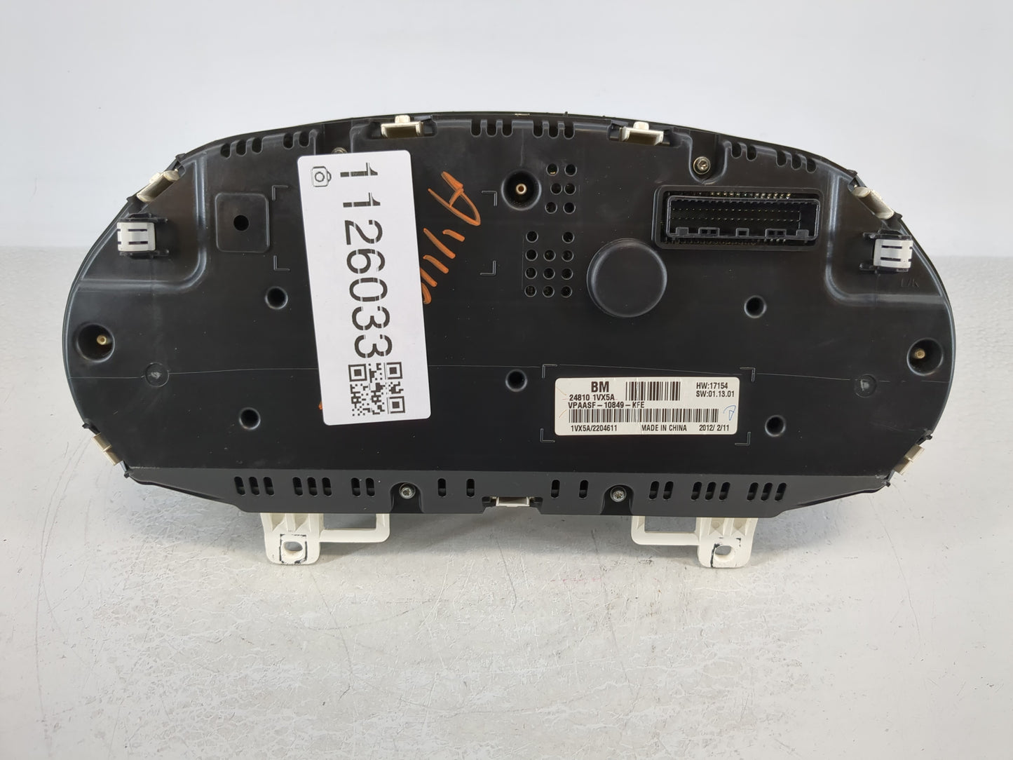 2012 Nissan Rogue Instrument Cluster Speedometer Gauges P/N:VPAASF-10849-KFE 24810 1VX5A Fits OEM Used Auto Parts - Oemuseda