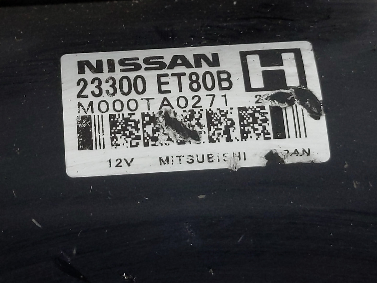 2008-2015 Nissan Rogue Car Starter Motor Solenoid OEM P/N:23300 ET80B Fits Fits 2008 2009 2010 2011 2012 2013 2014 2015 OEM
