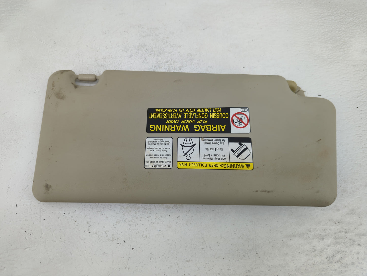 2011-2015 Nissan Rogue Sun Visor Shade Replacement Driver Left Mirror Fits Fits 2011 2012 2013 2014 2015 OEM Used Auto Parts