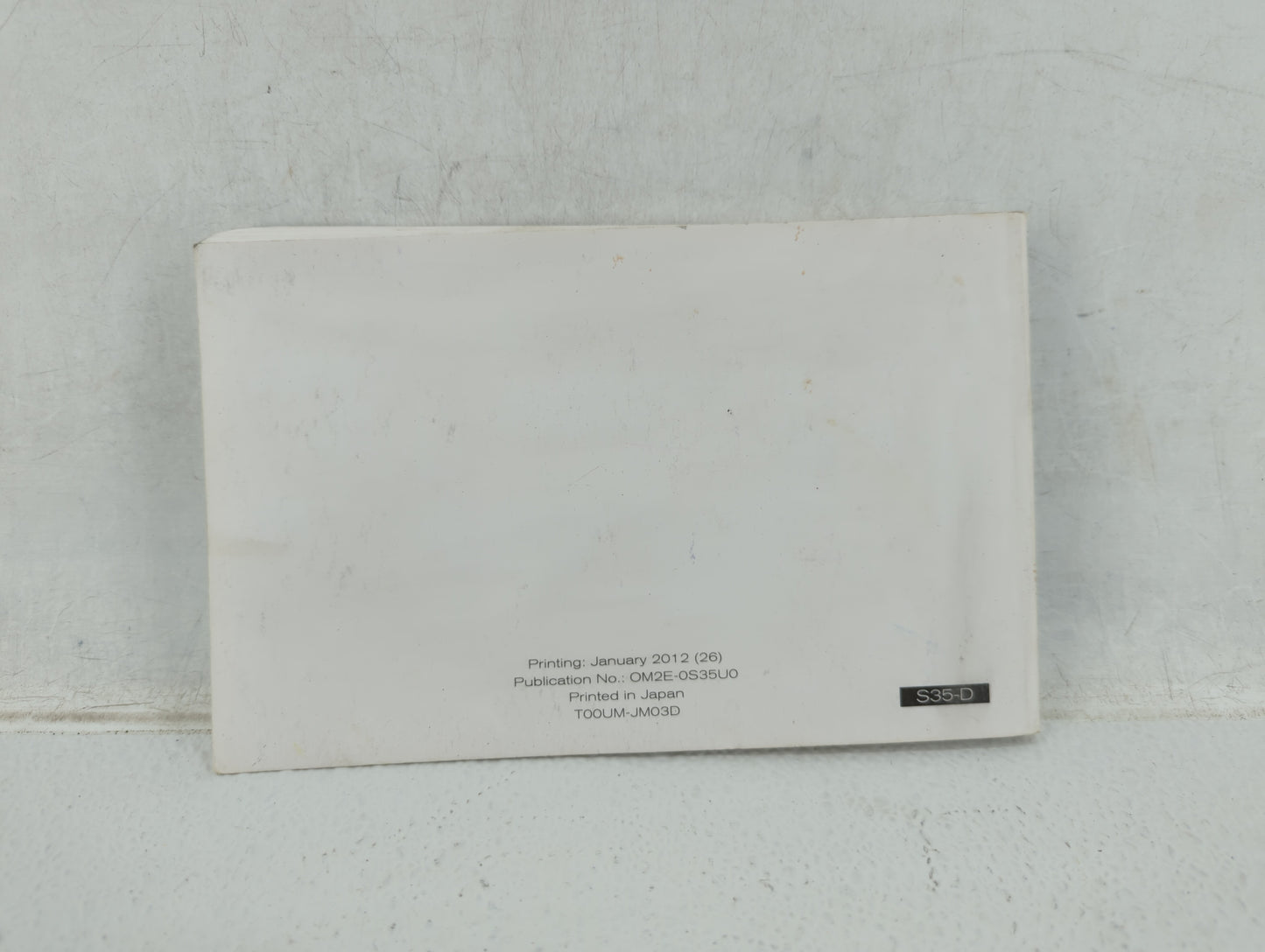 2012 Nissan Rogue Owners Manual Book Guide OEM Used Auto Parts - Oemusedautoparts1.com