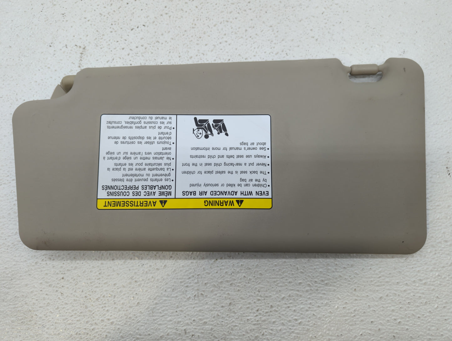 2008-2015 Nissan Rogue Sun Visor Shade Replacement Passenger Right Mirror Fits Fits 2008 2009 2010 2011 2012 2013 2014 2015