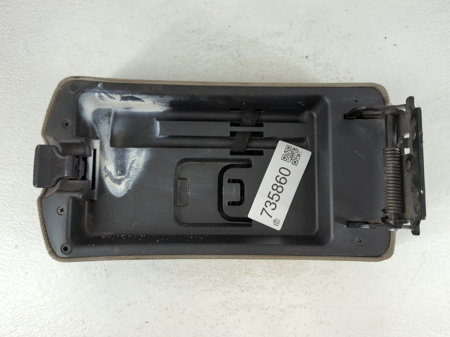 2012 Nissan Rogue Center Console Armrest Cover Lid Fits OEM Used Auto Parts - Oemusedautoparts1.com