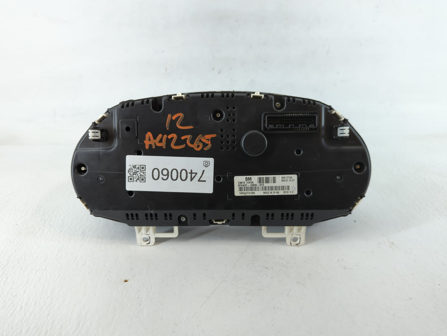 2012-2015 Nissan Rogue Instrument Cluster Speedometer Gauges P/N:24810 1VX5A Fits Fits 2012 2013 2014 2015 OEM Used Auto Par