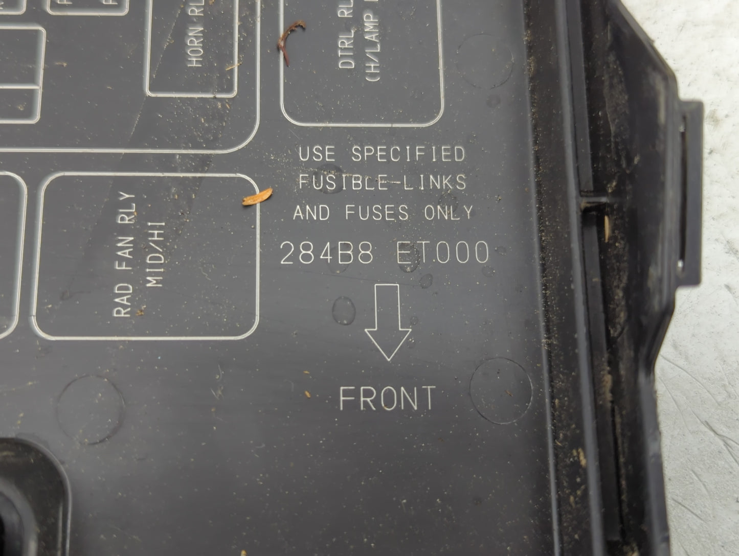 2007-2012 Nissan Sentra Fusebox Fuse Box Panel Relay Module P/N:284B8 ET000 284B6 ET03A Fits Fits 2007 2008 2009 2010 2011 2