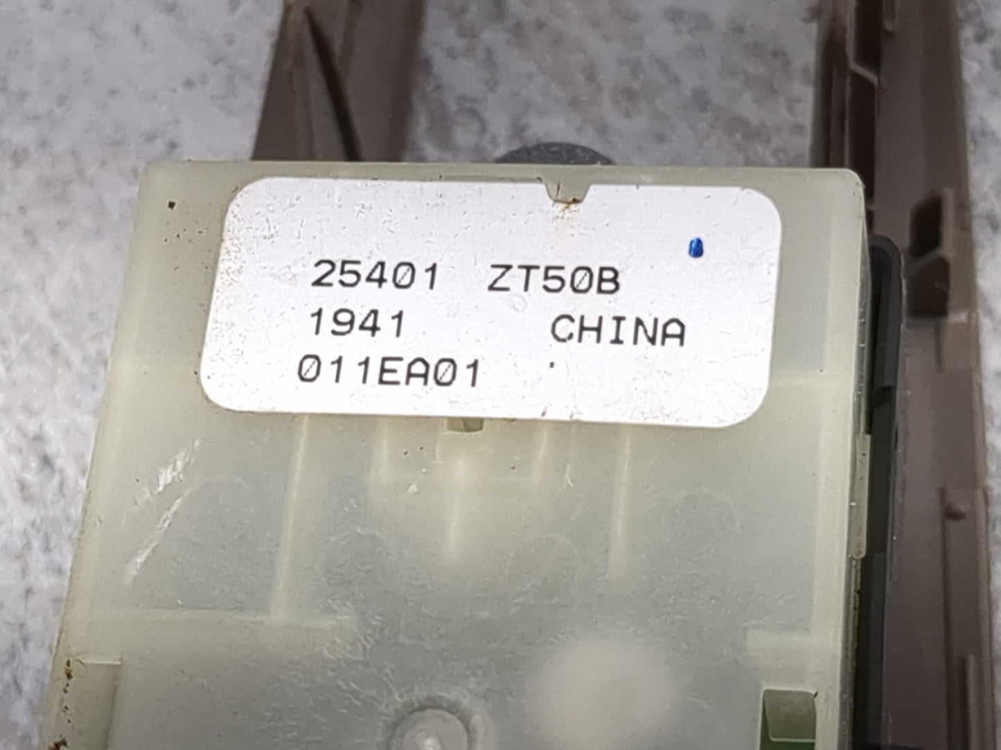 2010-2012 Nissan Sentra Master Power Window Switch Replacement Driver Side Left P/N:25401 ZT50B Fits Fits 2010 2011 2012 OEM