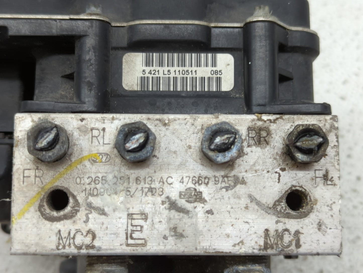 2012 Nissan Sentra ABS Pump Control Module Replacement Fits OEM Used Auto Parts - Oemusedautoparts1.com