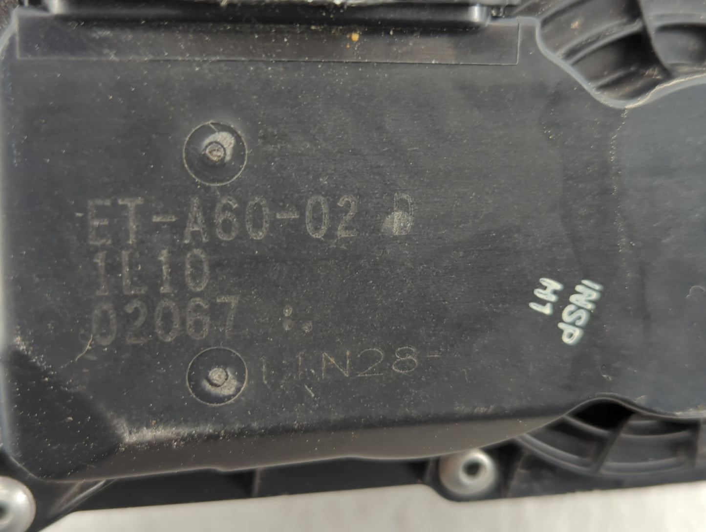 2007-2012 Nissan Sentra Throttle Body P/N:ET-A60-02 Fits OEM Used Auto Parts - Oemusedautoparts1.com