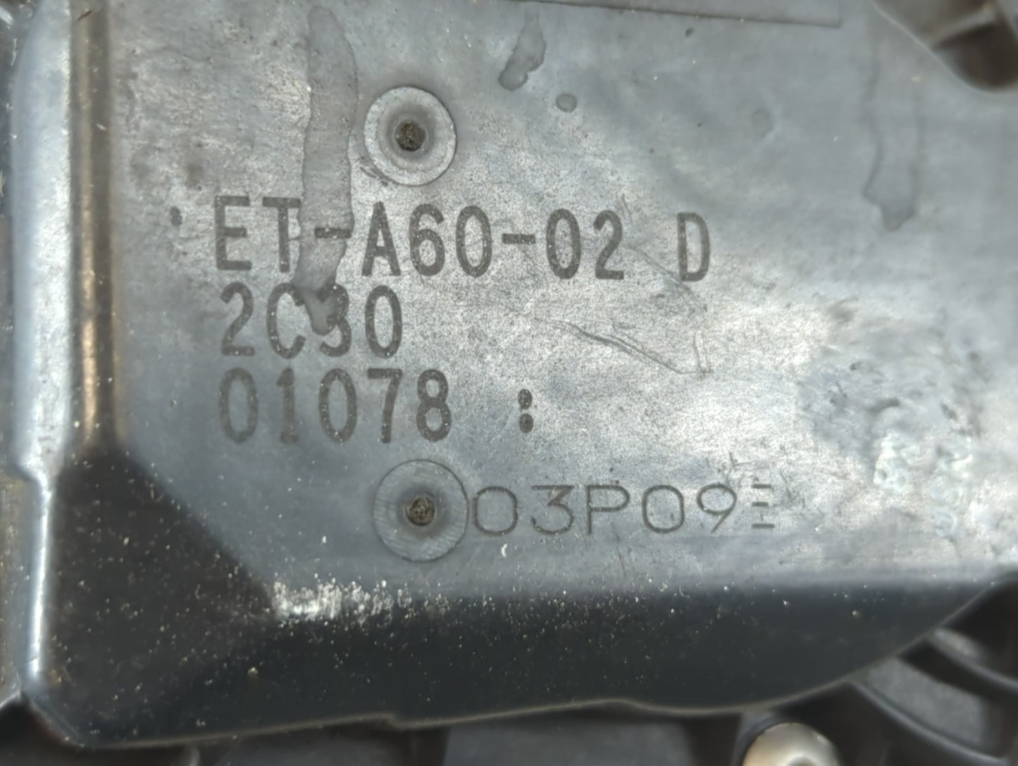 2007-2012 Nissan Sentra Throttle Body P/N:ET-A60-02 D Fits OEM Used Auto Parts - Oemusedautoparts1.com