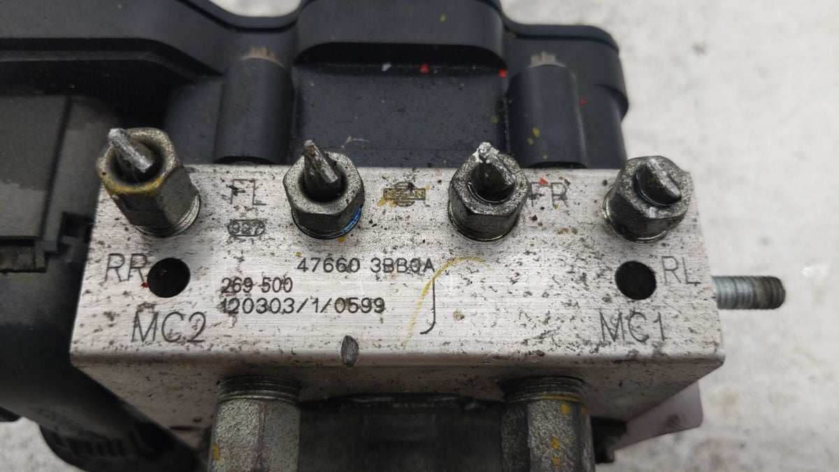 2012 Nissan Versa Anti-Lock Brake ABS Pump Module Actuator OEM P/N:47660 3BB0A Fits OEM Used Auto Parts - Oemusedautoparts1.