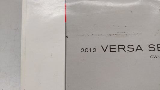 2012 Nissan Versa Owners Manual Book Guide OEM Used Auto Parts
