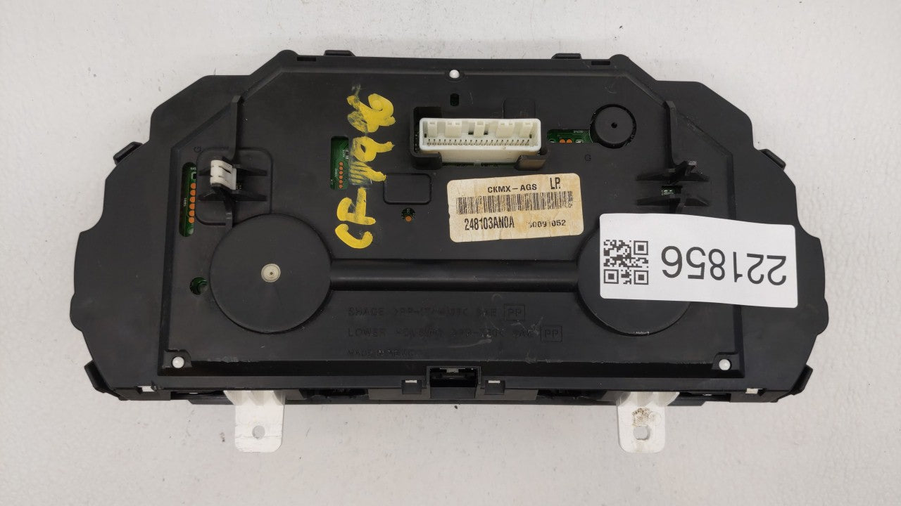 2012 Nissan Versa Instrument Cluster Speedometer Gauges P/N:248103AN0A Fits OEM Used Auto Parts - Oemusedautoparts1.com