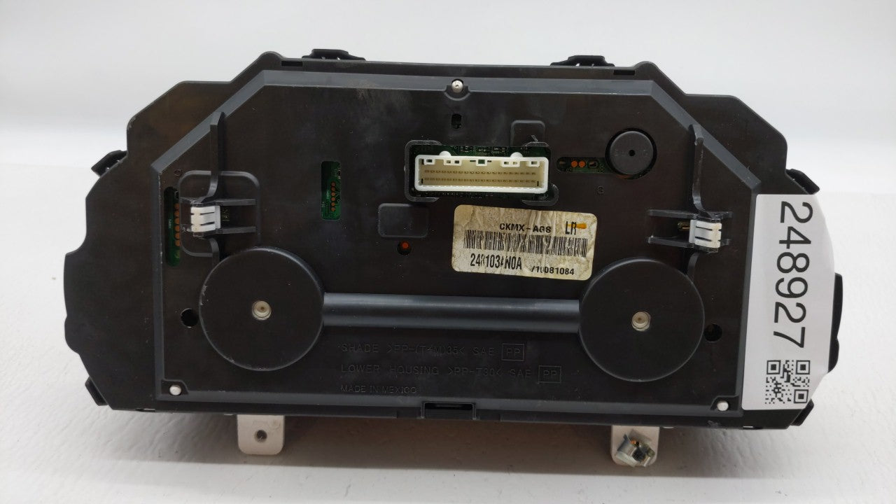 2012 Nissan Versa Instrument Cluster Speedometer Gauges P/N:248103AN0A Fits OEM Used Auto Parts - Oemusedautoparts1.com