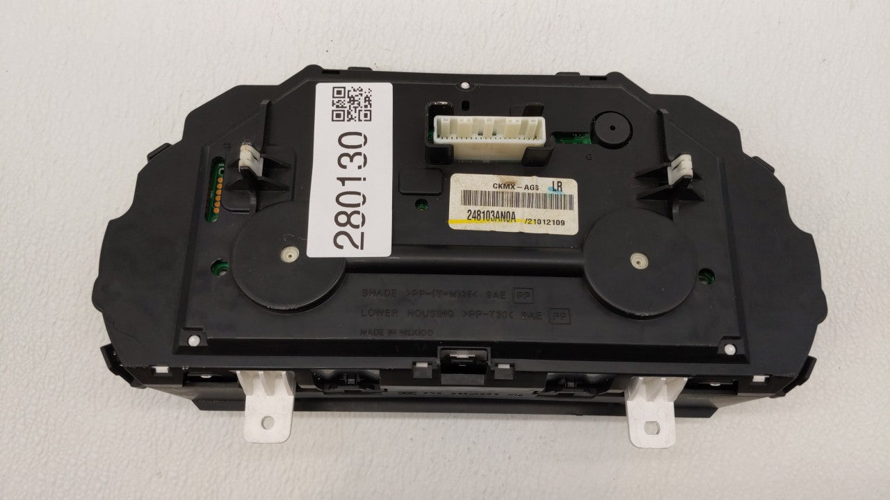 2012 Nissan Versa Instrument Cluster Speedometer Gauges P/N:248103AN0A Miles: Fits OEM Used Auto Parts - Oemusedautoparts1.c