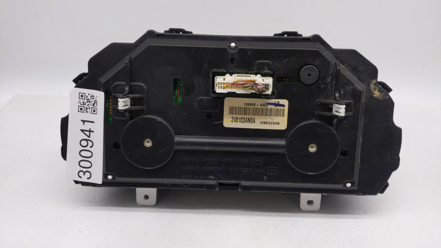 2012 Nissan Versa Instrument Cluster Speedometer Gauges P/N:248103AN0A Fits OEM Used Auto Parts - Oemusedautoparts1.com