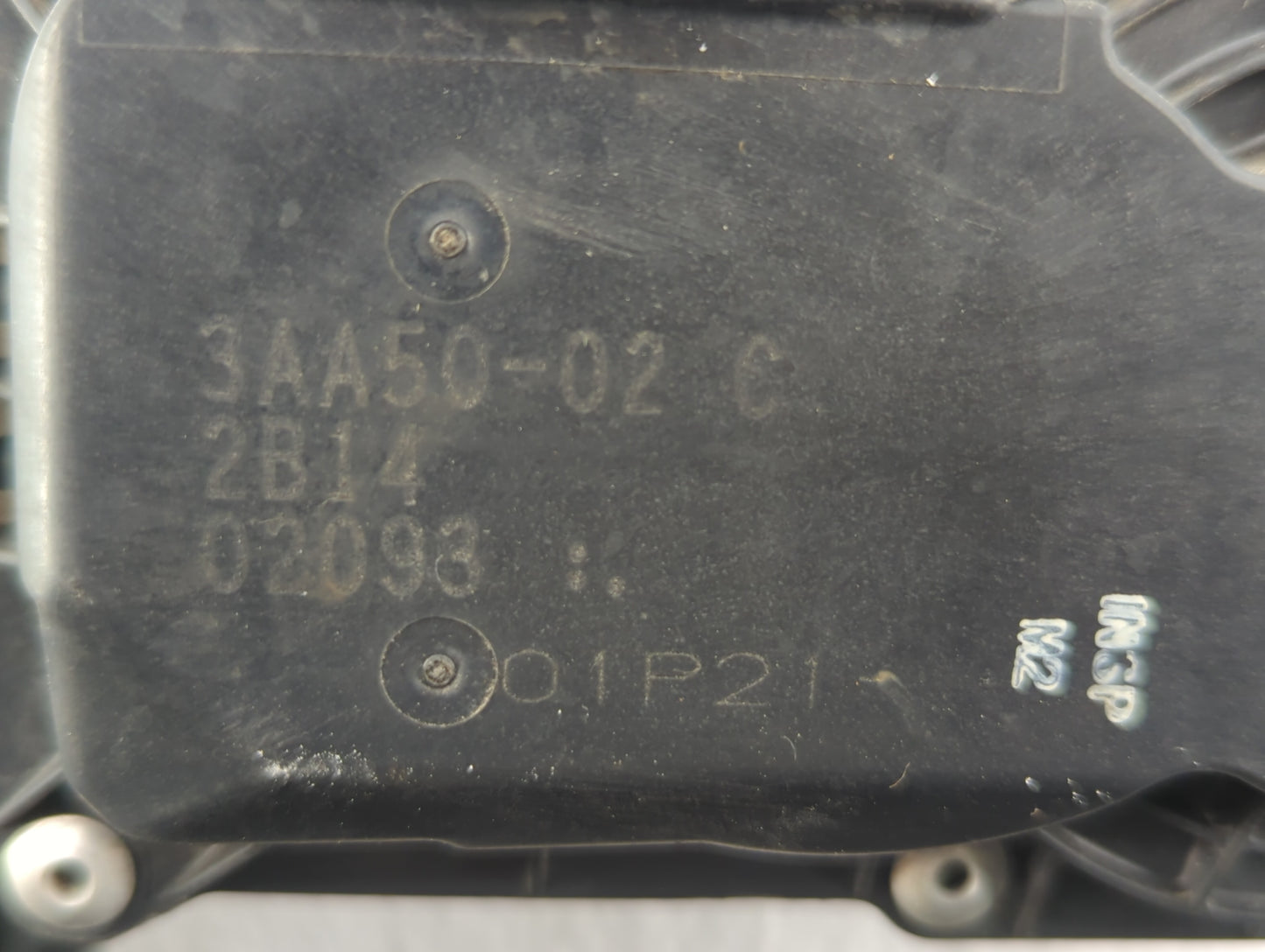 2012-2019 Nissan Versa Throttle Body P/N:3AA50-02C Fits Fits 2012 2013 2014 2015 2016 2017 2018 2019 OEM Used Auto Parts - O