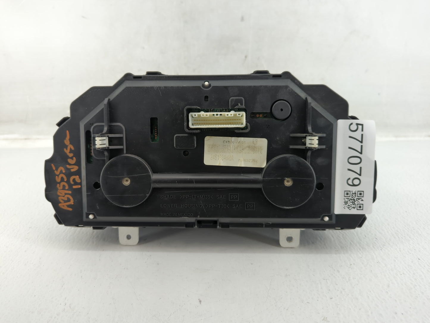 2012 Nissan Versa Instrument Cluster Speedometer Gauges P/N:248183AN0A Fits OEM Used Auto Parts - Oemusedautoparts1.com