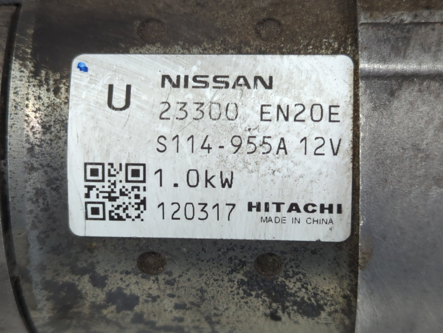 2010-2012 Nissan Versa Car Starter Motor Solenoid OEM P/N:23300 EN20E Fits Fits 2010 2011 2012 2013 OEM Used Auto Parts - Oe