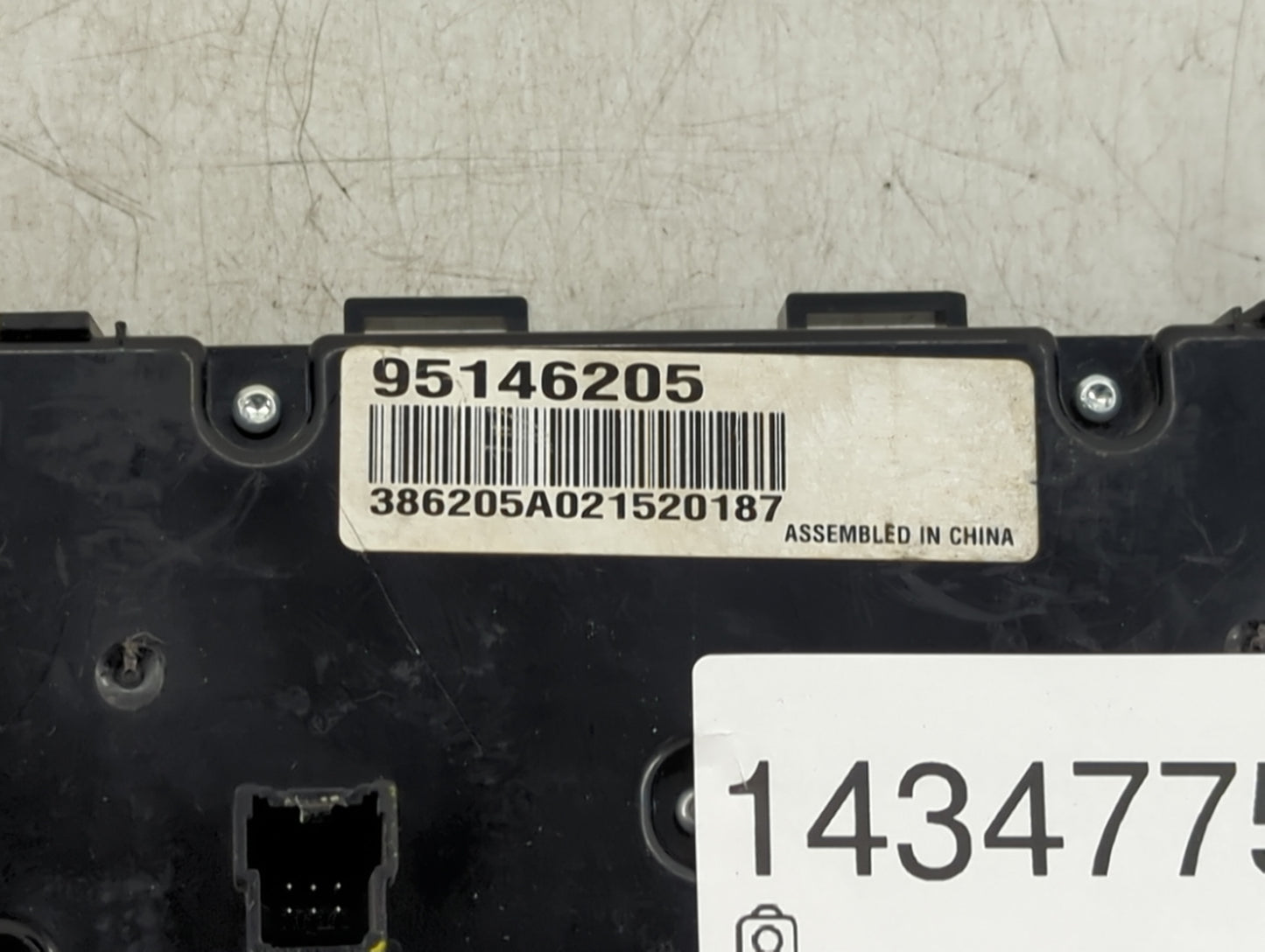 2012 Orland Orlando Climate Control Module Temperature AC/Heater Replacement P/N:95146205 386205A0215Z0187 Fits OEM Used Aut