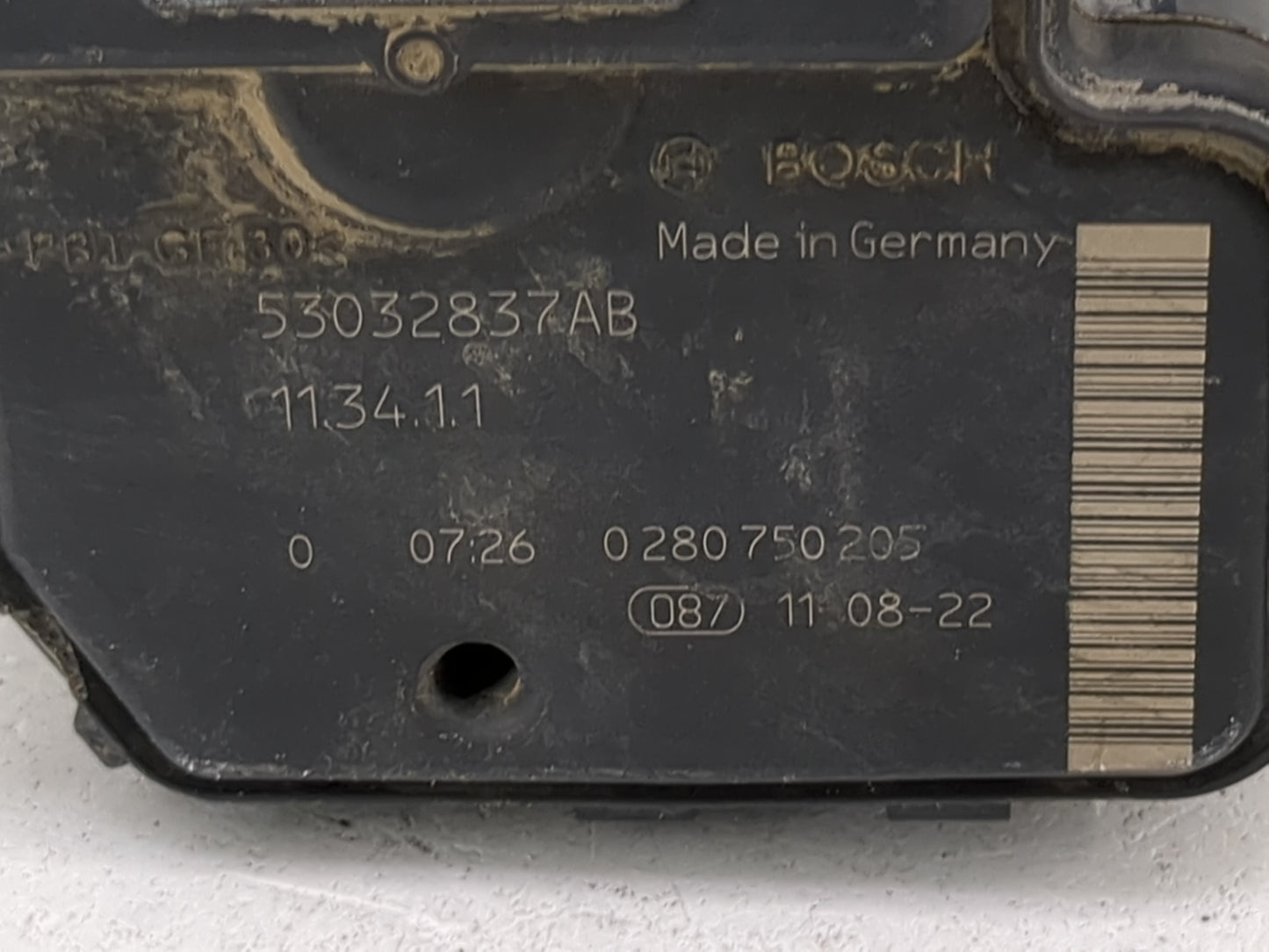 2011-2013 Ram 1500 Throttle Body P/N:53032837AB 0280750205 Fits Fits 2008 2009 2010 2011 2012 2013 OEM Used Auto Parts - Oem