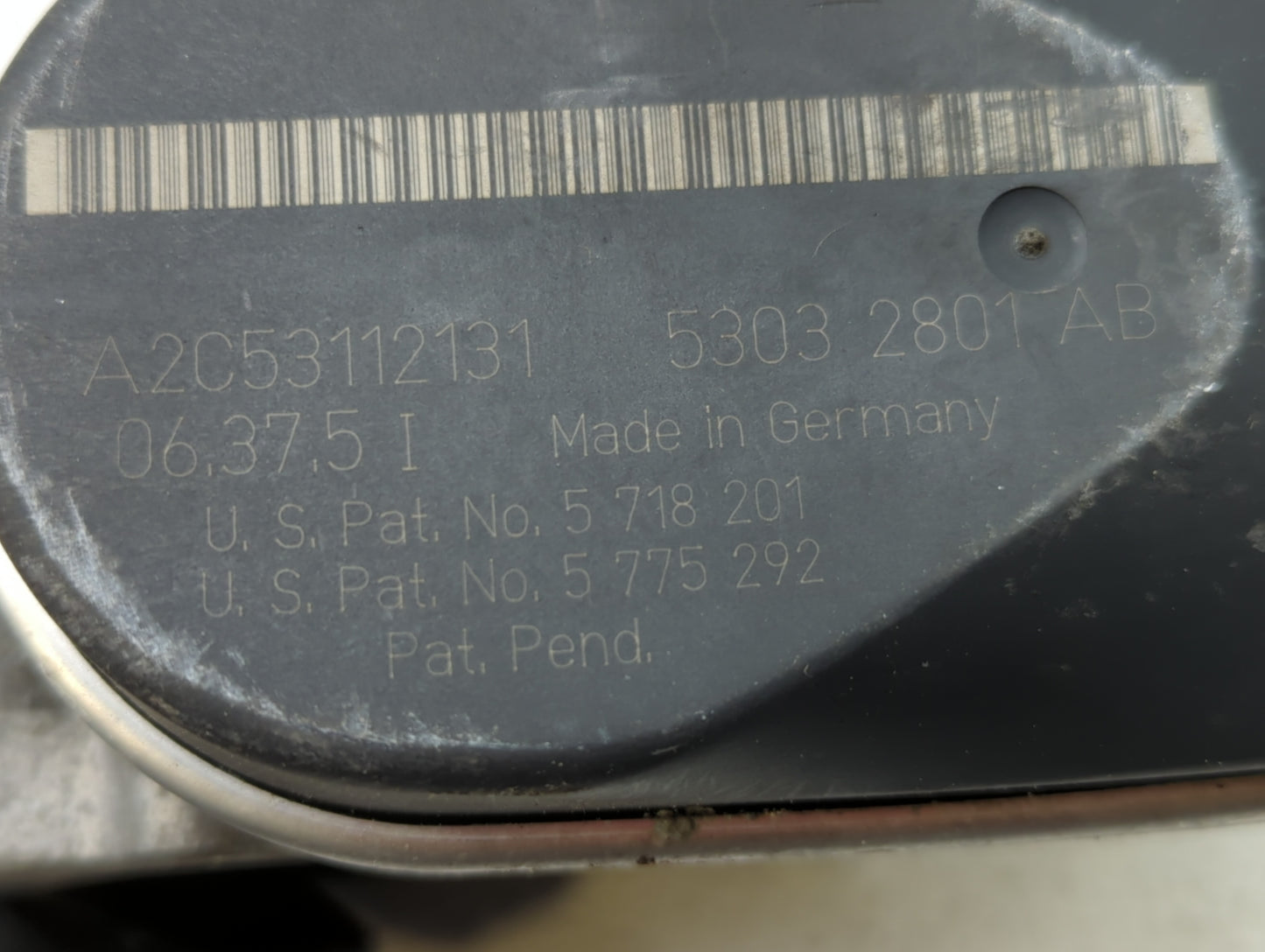 2011-2012 Ram 1500 Throttle Body P/N:53032801AB 5303 2801 AA, 53032801AC Fits Fits 2005 2006 2007 2008 2009 2010 2011 2012 O
