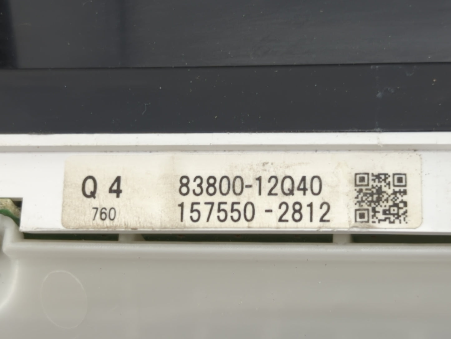 2012 Scion Xb Instrument Cluster Speedometer Gauges P/N:83800-12Q40 157550-2812 Miles: Fits OEM Used Auto Parts - Oemusedaut