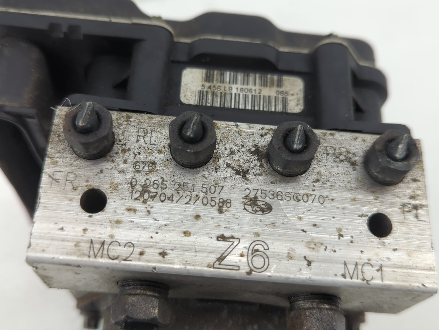2012 Subaru Forester ABS Pump Control Module Replacement P/N:0265251507 Fits OEM Used Auto Parts - Oemusedautoparts1.com
