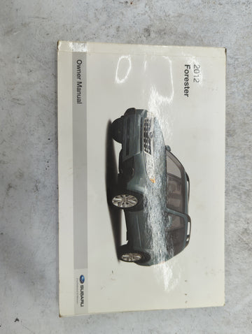 2012 Subaru Forester Owners Manual Book Guide P/N:A8170BE-A OEM Used Auto Parts