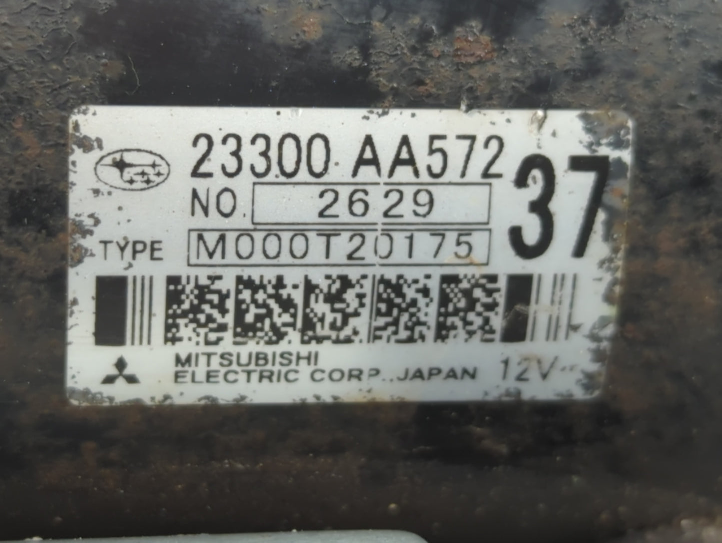 2009-2018 Subaru Forester Car Starter Motor Solenoid OEM P/N:M000T20175 23300 AA572 Fits OEM Used Auto Parts - Oemusedautopa