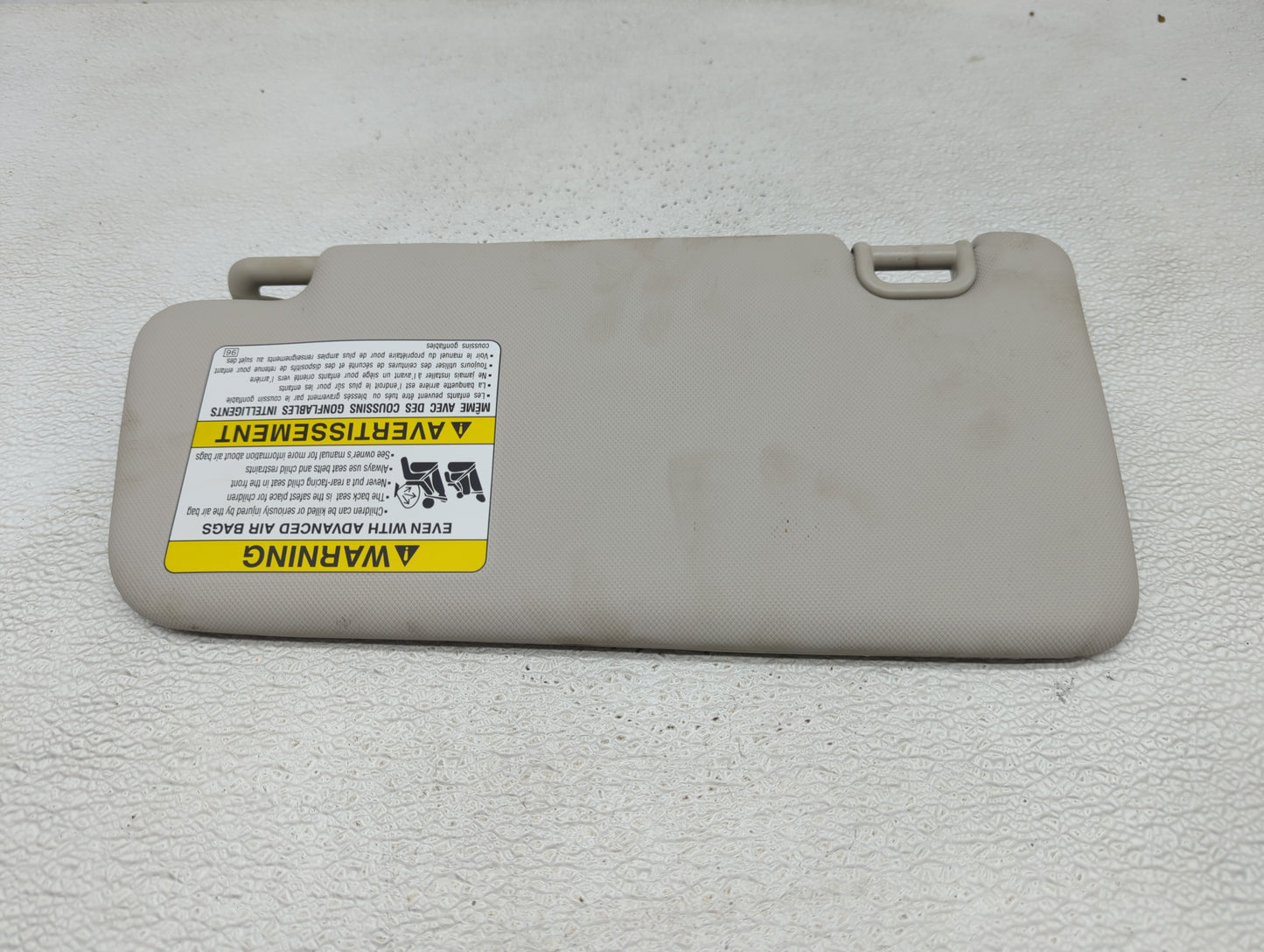 2012-2014 Subaru Impreza Sun Visor Shade Replacement Passenger Right Mirror Fits Fits 2012 2013 2014 OEM Used Auto Parts - O