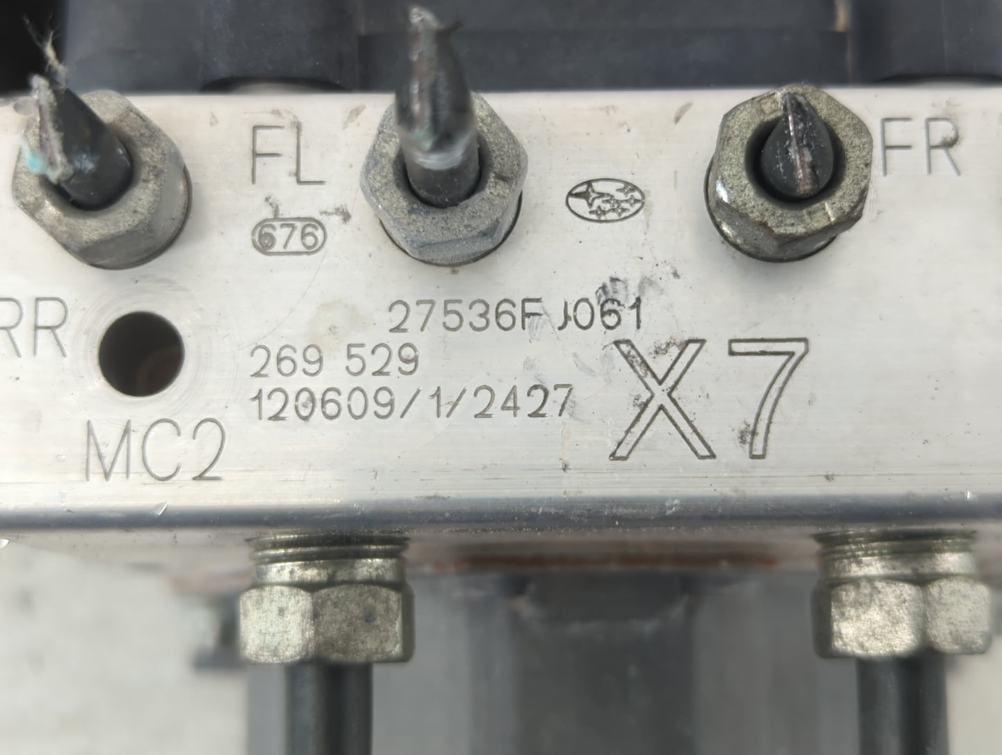 2012 Subaru Impreza ABS Pump Control Module Replacement P/N:27536FJ061 Fits OEM Used Auto Parts - Oemusedautoparts1.com