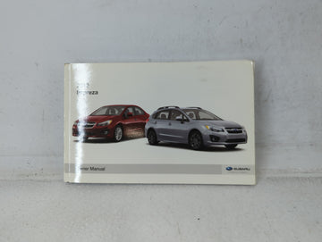 2012 Subaru Impreza Owners Manual Book Guide P/N:A1120BE-B OEM Used Auto Parts