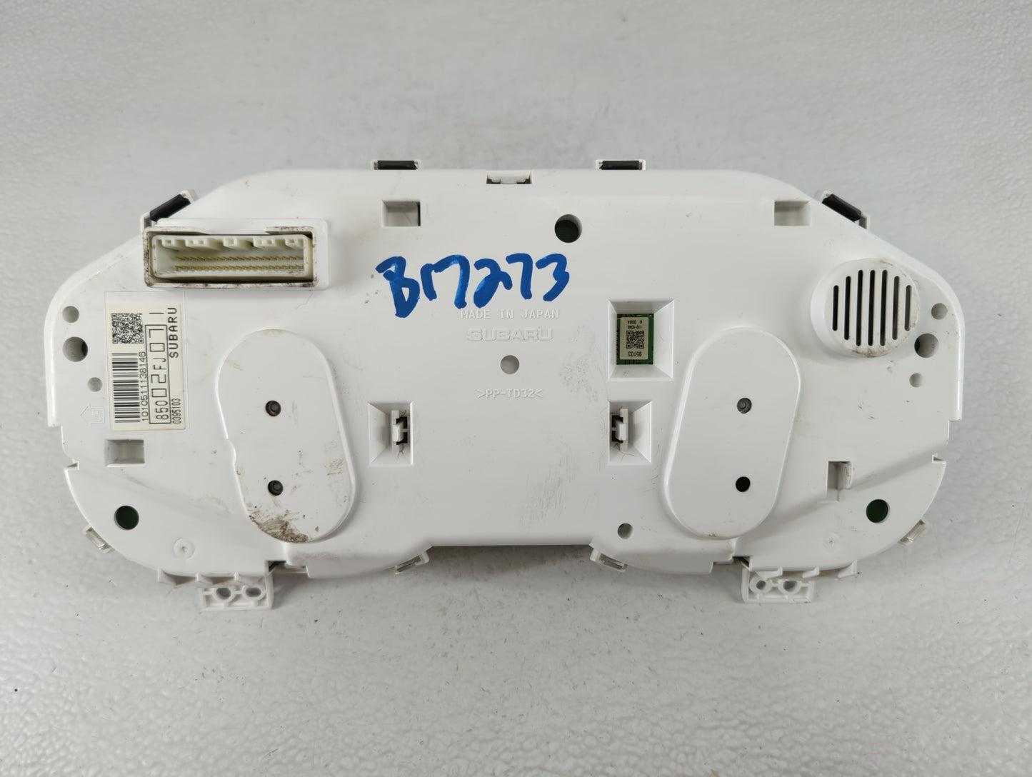 2012 Subaru Impreza Instrument Cluster Speedometer Gauges P/N:85002FJ07 Fits OEM Used Auto Parts - Oemusedautoparts1.com