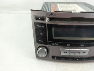 2010-2012 Subaru Legacy Radio AM FM Cd Player Receiver Replacement P/N:86201AJ61A Fits Fits 2010 2011 2012 OEM Used Auto Parts