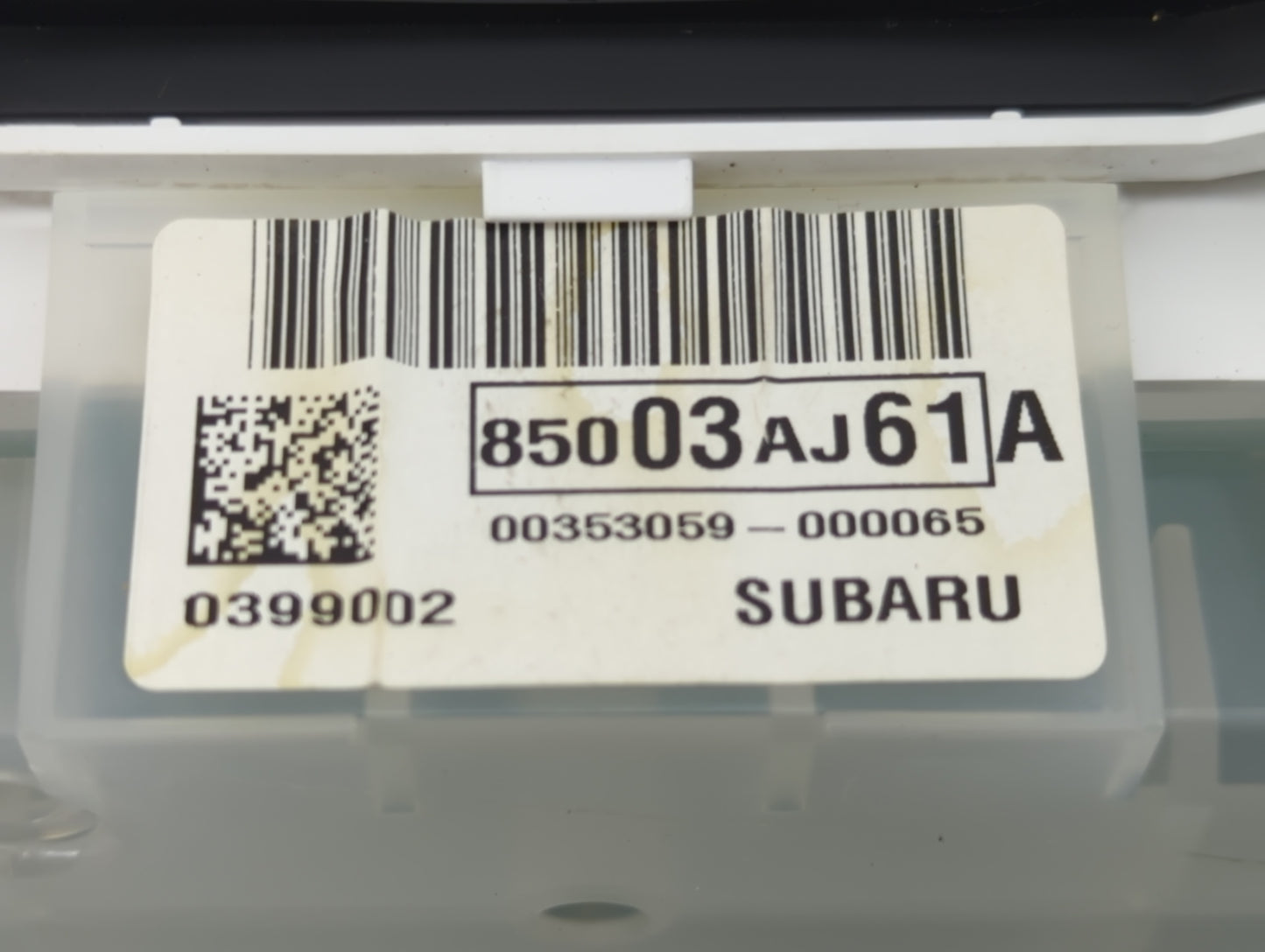 2012 Subaru Legacy Instrument Cluster Speedometer Gauges P/N:85003AJ61A Fits OEM Used Auto Parts - Oemusedautoparts1.com