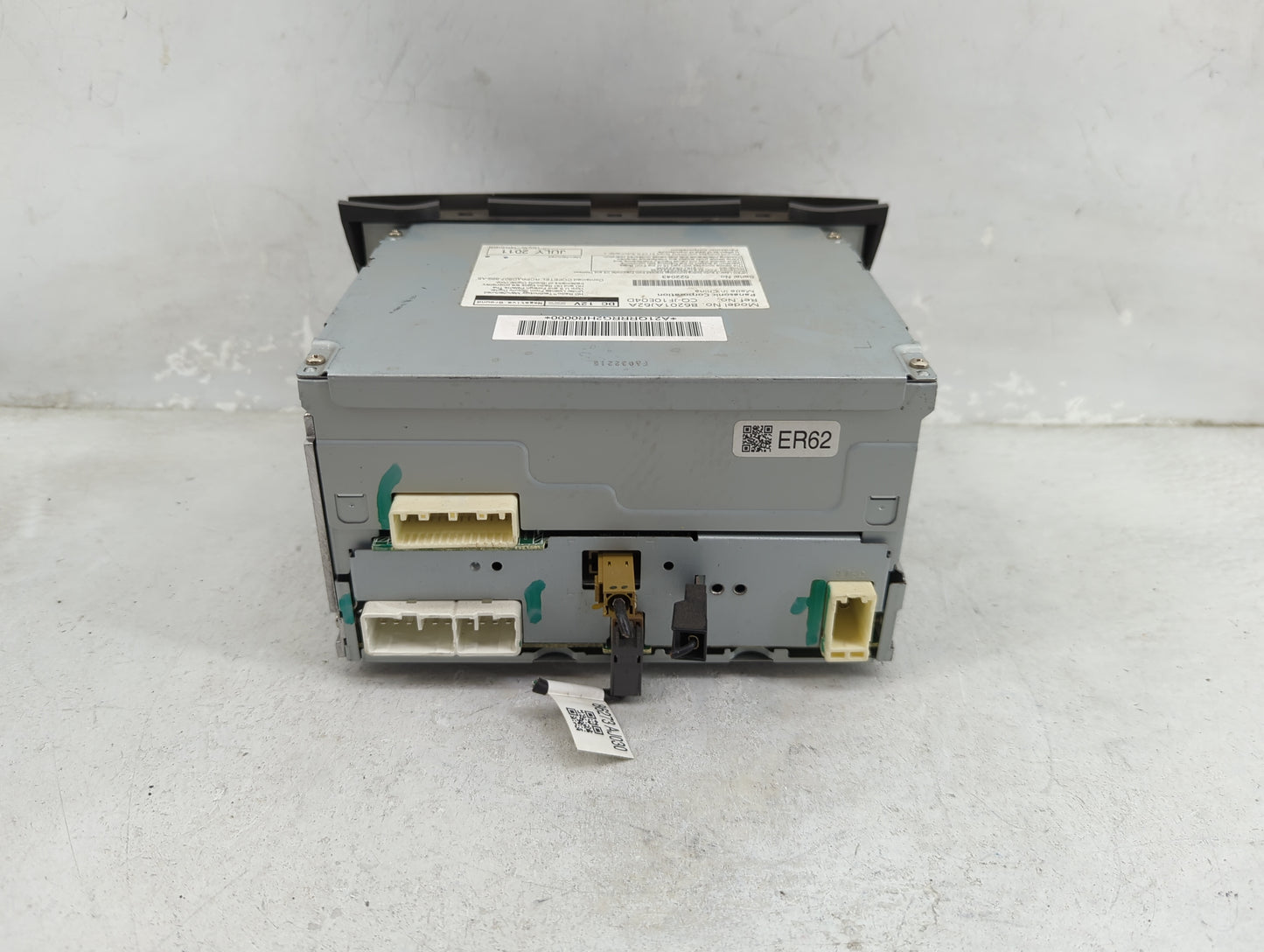 2012 Subaru Legacy Radio AM FM Cd Player Receiver Replacement P/N:86201AJ62A CQ-JF10E04D Fits OEM Used Auto Parts - Oemuseda