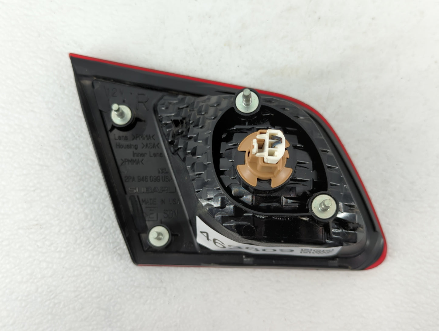 2010-2014 Subaru Legacy Tail Light Assembly Passenger Right OEM P/N:2PA 946 099 Fits Fits 2010 2011 2012 2013 2014 OEM Used