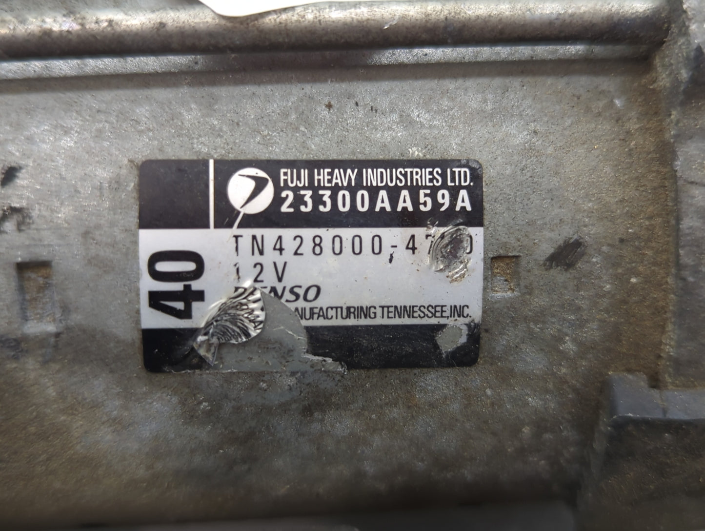 2008-2015 Subaru Legacy Car Starter Motor Solenoid OEM P/N:TN428000-4790 23300AA59A Fits OEM Used Auto Parts - Oemusedautopa
