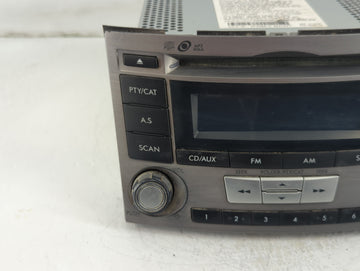 2010-2012 Subaru Legacy Radio AM FM Cd Player Receiver Replacement P/N:86201AJ61A Fits Fits 2010 2011 2012 OEM Used Auto Parts