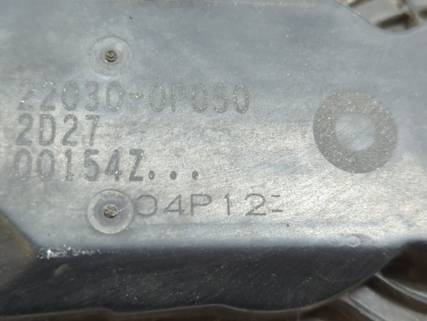2005-2018 Toyota Avalon Throttle Body P/N:22030-0P050 22030-31030 Fits OEM Used Auto Parts - Oemusedautoparts1.com
