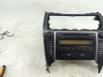 2012-2013 Toyota Camry Radio AM FM Cd Player Receiver Replacement P/N:P10069 Fits Fits 2012 2013 OEM Used Auto Parts