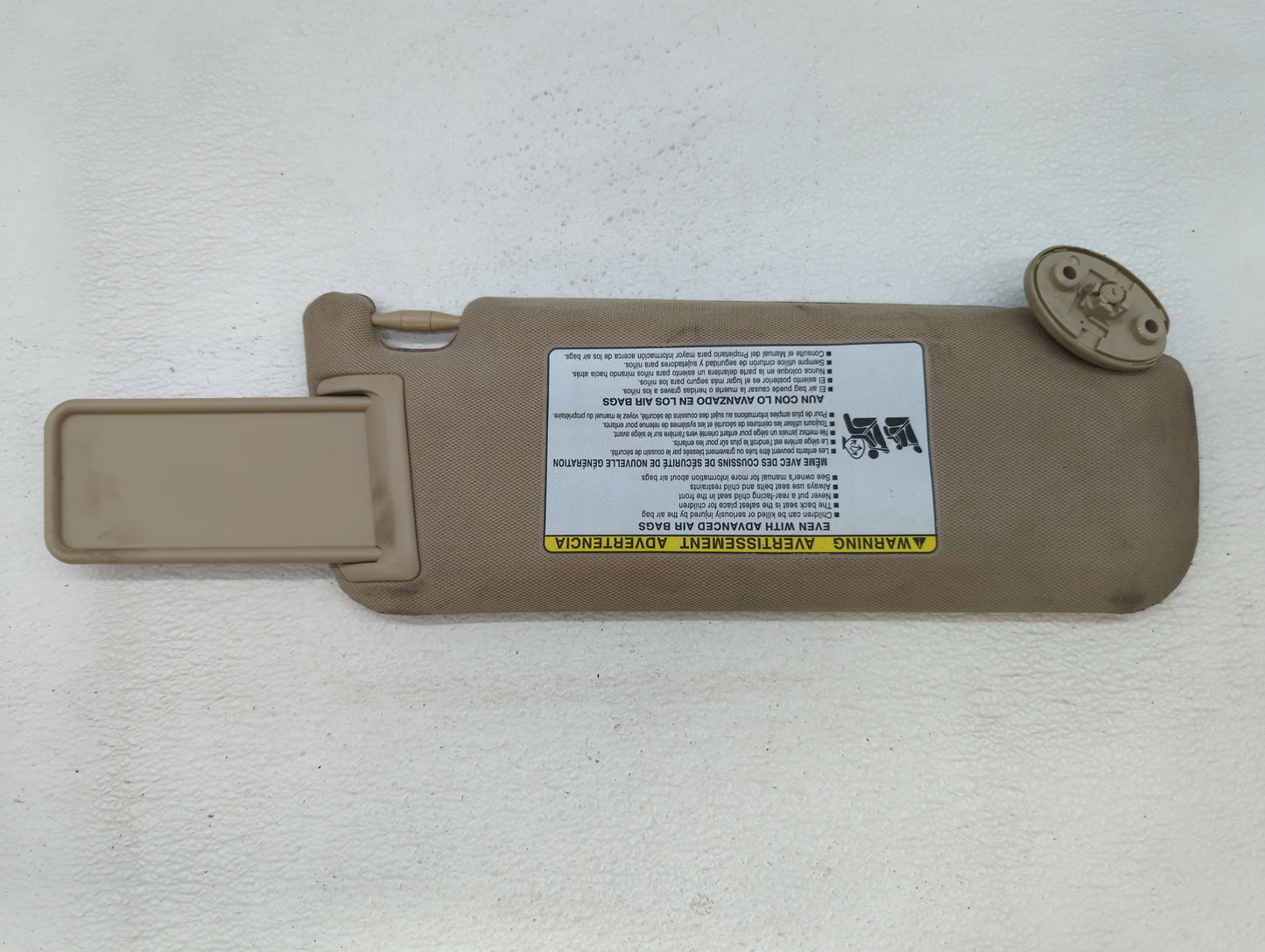 2012-2017 Toyota Camry Sun Visor Shade Replacement Driver Left Mirror Fits Fits 2012 2013 2014 2015 2016 2017 OEM Used Auto