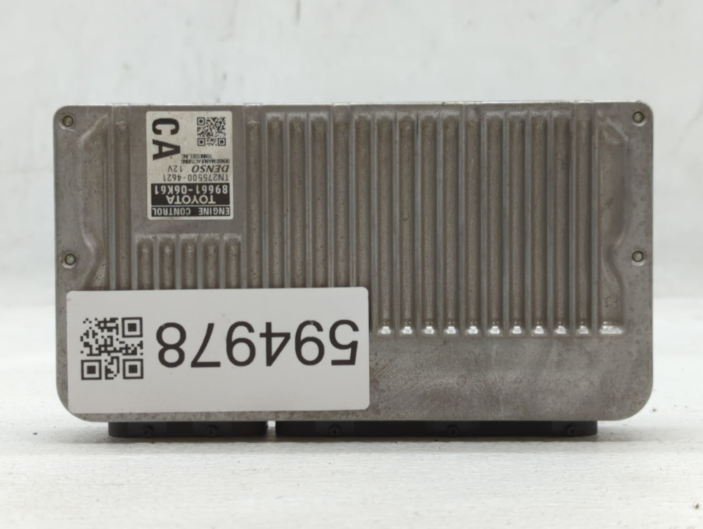 2012-2014 Toyota Camry PCM Engine Control Computer ECU ECM PCU OEM P/N:89661-06K61 Fits Fits 2012 2013 2014 OEM Used Auto Pa
