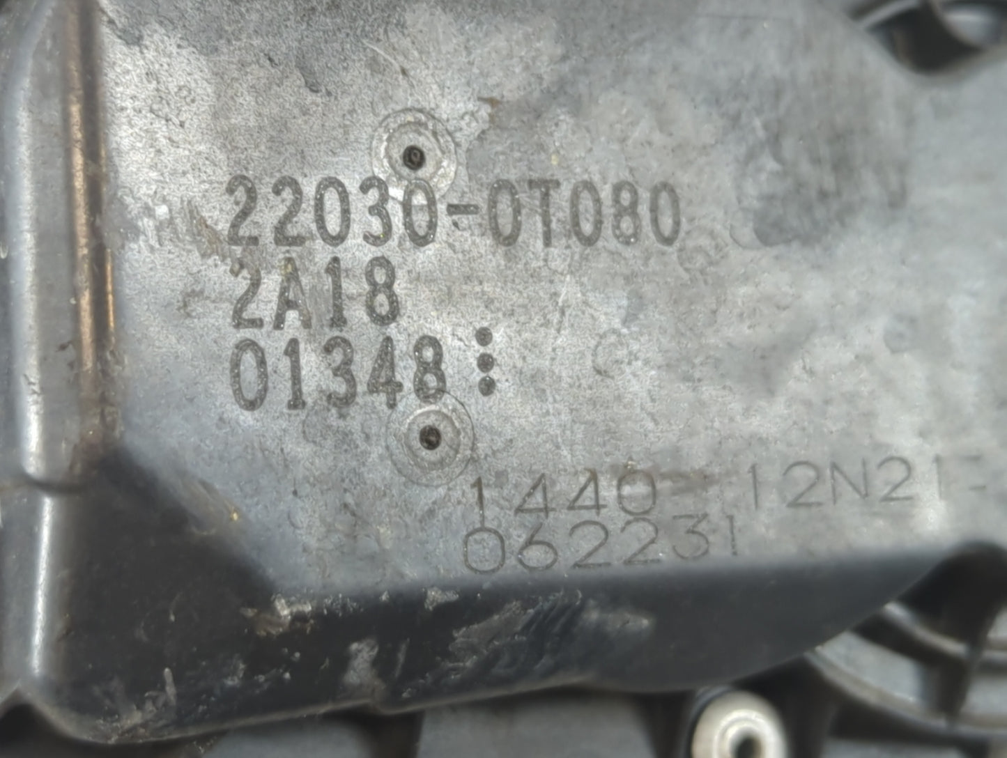 2011-2019 Toyota Corolla Throttle Body P/N:01348 2A18, 22030-0T080 Fits Fits 2011 2012 2013 2014 2015 2016 2017 2018 2019 OE